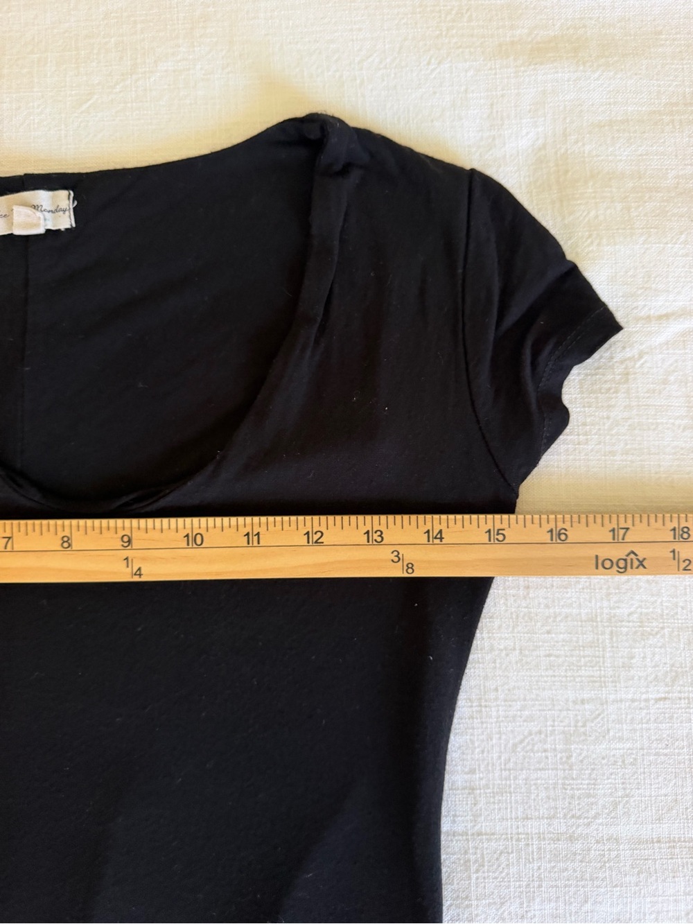See You Monday Black V-Neck Cap-Sleeve Midi Dress - Picture 9 of 10